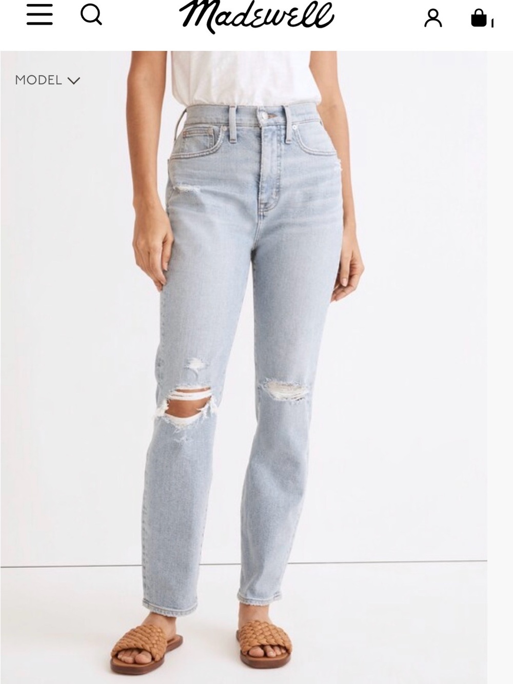 Madewell Mom Jeans